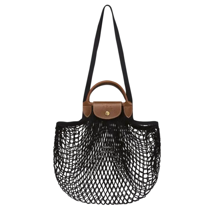 Longchamp Le Pliage Filet L Mesh Bag – Black vip time amman jordan